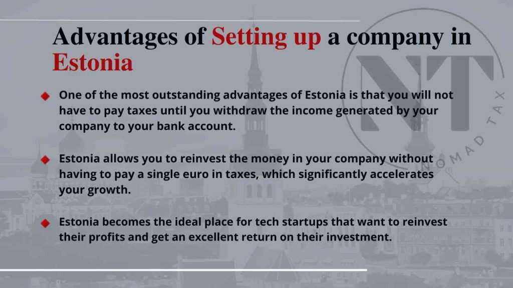 benefits of starting a company in estonia