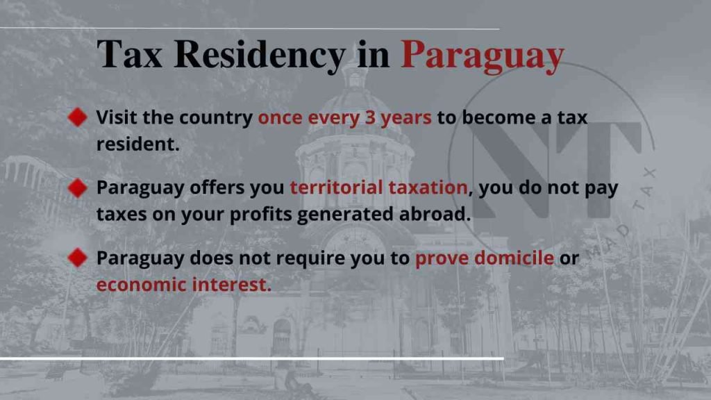 tax residency in paraguay