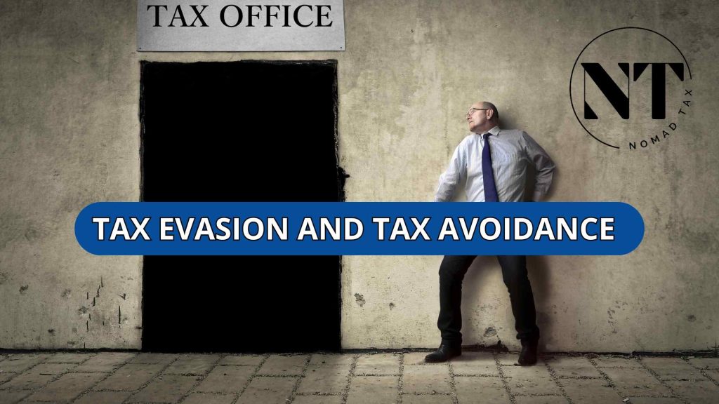 TAX EVASION AND TAX AVOIDANCE