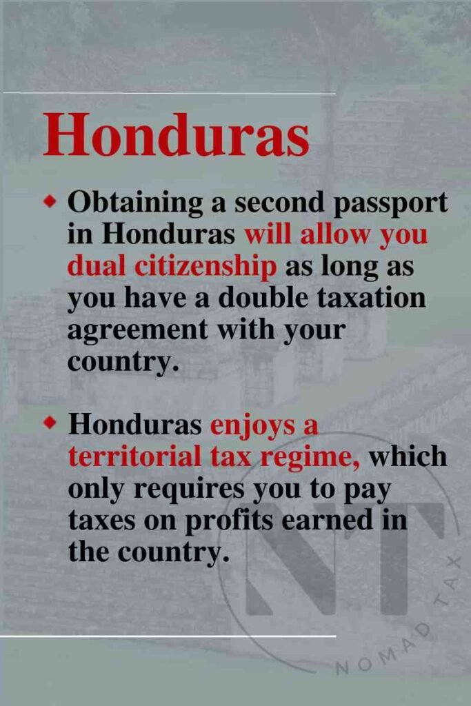 Second passport in Honduras