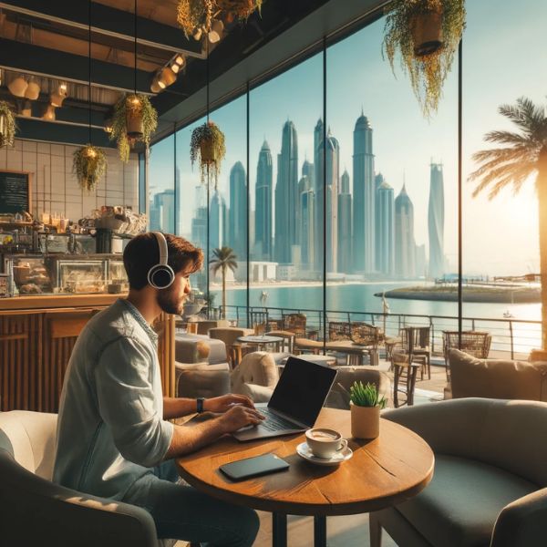 UAE Digital Nomad Lifestyle: Working and Exploring | Estilo de vida de nómada digital en los EAU: trabajar y explorar