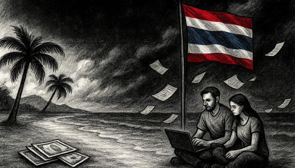 What was once a tropical paradise now reflects fiscal uncertainty. Taxes in Thailand shifted from a strategic advantage to a risk that threatens digital nomads and expats.